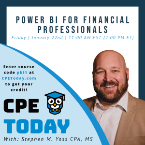 Power BI For Financial Professionals - Part 1