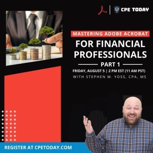 Mastering Adobe Acrobat for Financial Professionals - Part 1