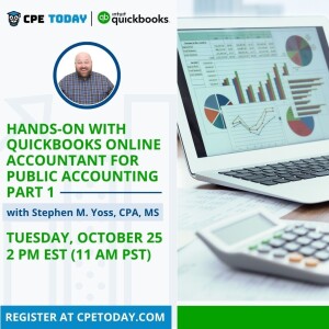 Hands-on with QuickBooks Online Accountant for Public Accounting – Part 1