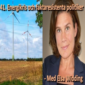 41. Energikris och faktaresistenta politiker - med Elsa Widding
