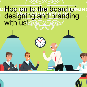 Hop on to the board of designing and branding with us!