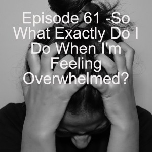 Episode 61 - So What Exactly Do I Do When I’m Feeling Overwhelmed?