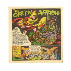 Ep 24 – Leading Comics #3, Summer 1942, Chapter 3 of 7, Green Arrow   “Untitled” – Green Arrow vs. Alexander the Great