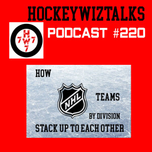 PODCAST 220-HOW NHL TEAMS STACK UP TO EACH OTHER BY DIVISION