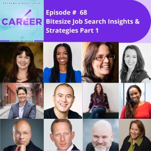 Episode 68. Bitesize Job Search Insights & Strategies Part 1 - Various