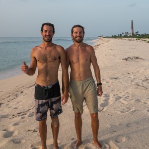 Dry Tortugas Artists-in-Residence Ian Wilson-Navarro and Austin Armstrong