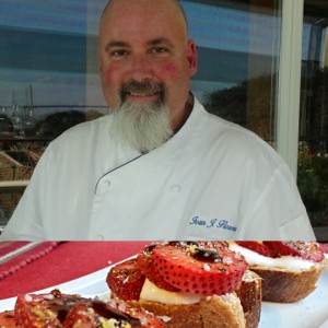 Spiced Strawberry Bruschetta - Chef Ivan Flowers on Big Blend Radio