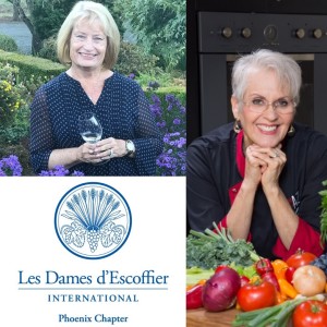 Linda Kissam and Chef Candy Lesher - Les Dames d'Escoffier International in Phoenix AZ
