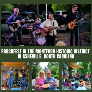 Porchfest 2023 in the Montford Historic District in Ashville, North Carolina
