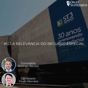 #123 A Relevância do Recurso Especial (com Rodrigo Becker e Paulo Mendes)