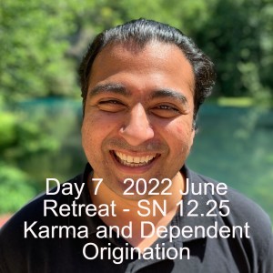 Day 7   2022 June Retreat - SN 12.25 Karma and Dependent Origination