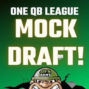 Mock Draft Live! Tricks To Win 1 QB Leagues
