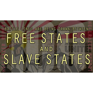 Biden Accidentally Brings FREE STATE vs. SLAVE STATE Battle Lines Into Focus