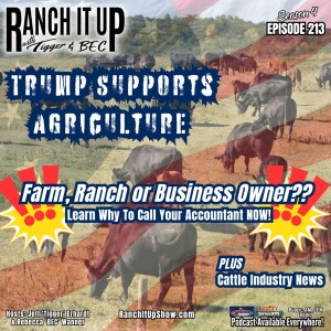 Top Headlines:  Trump For Agriculture, Register Your Business Deadline & Cattle Industry News