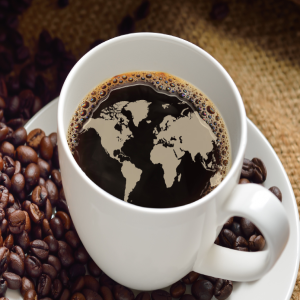 The world in a coffee cup