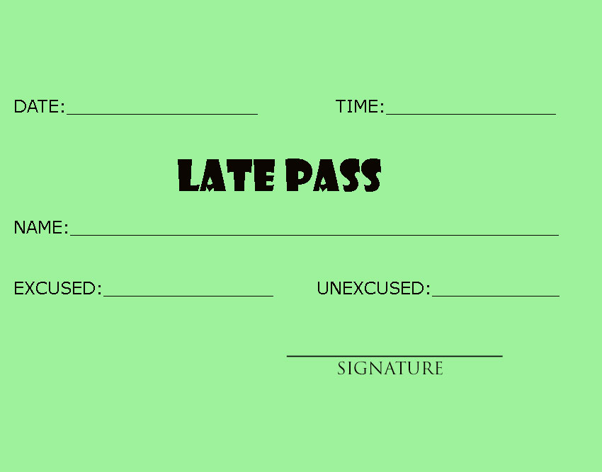 Late Pass