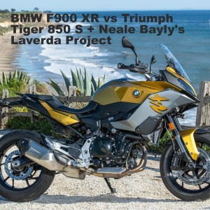 BMW F900 XR vs Triumph Tiger 850 S + Neale Bayly‘s Laverda Project