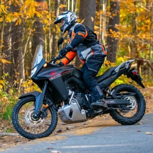 Honda Transalp + George Beavers + Cortech Lite Gloves Giveaway