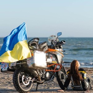 MV Agusta F3 RR + Anna Grechishkina from Ukraine with Neale Bayly