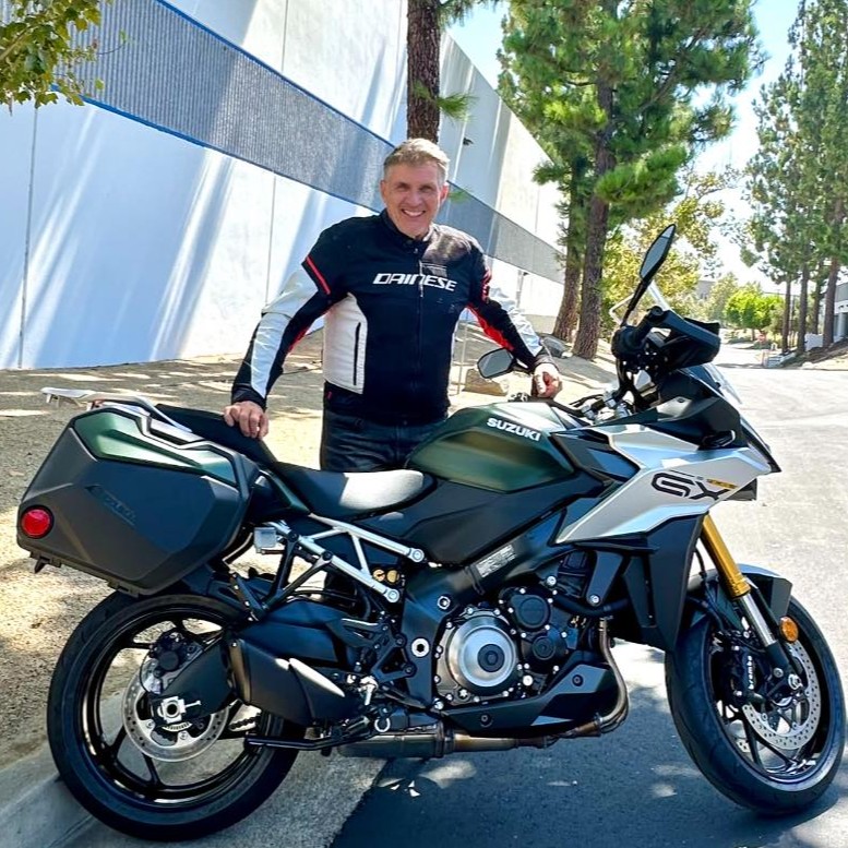 Suzuki GSX-S1000GX+ and EveAnna Manley of Manley Labs