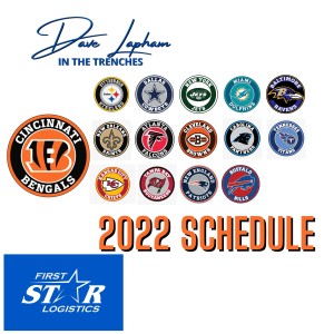 Dave Lapham || Cincinnati Bengals 2022 Schedule Release Quick Look