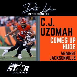 Cincinnati Bengals Tight End C.J. Uzomah Talks Big Game and Win over Jacksonville