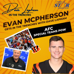 Cincinnati Bengals Kicker Evan McPherson Gets In The Trenches with Dave Lapham