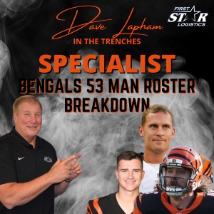 Kevin Huber - Evan McPherson - Clark Harris - Specialist 53 Man Roster Breakdown