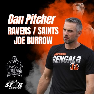 Bengals QB Coach Dan Pitcher | Ravens - Saints and Joe Burrow