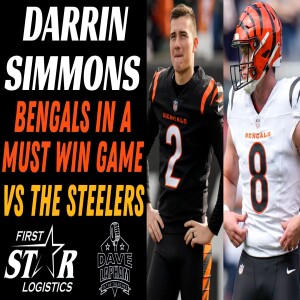 Bengals Special Teams Coordinator Darrin Simmons | Bengals In A Must Win Game Against The Steelers