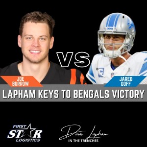 Joe Burrow vs Jared Goff - Dave Lapham Keys To Bengals Victory