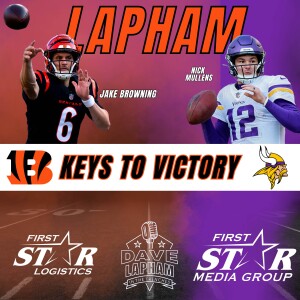 Dave Lapham In The Trenches | Keys To Cincinnati Bengals Victory Over The Minnesota Vikings