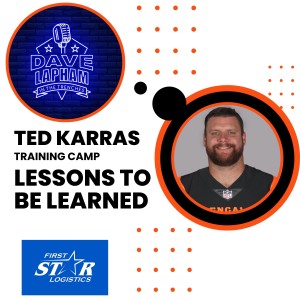 Ted Karras : Training Camp Has Lessons to be Learned | Bengals Take On Giants