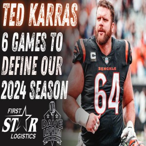 Cincinnati Bengals Center Ted Karras | Six Games to Define the Bengals 2024 Season