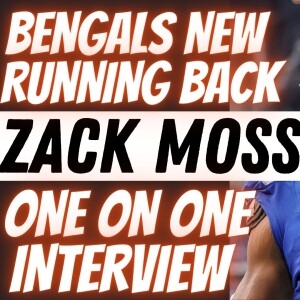 Cincinnati Bengals New Running Back Zack Moss | One on One Interview Welcome to Cincinnati