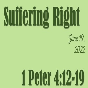 Suffering ~ Russell Roderick ~ June 19, 2022