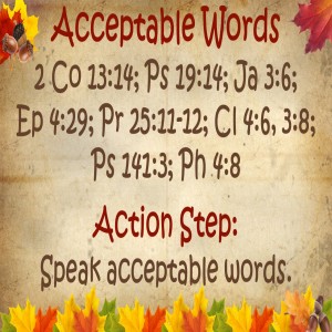 Acceptable Words 09-26-2021