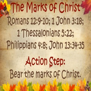 The Marks of Christ September 19, 2021