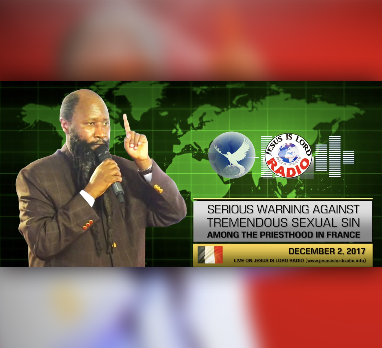 EPISODE 131 - A SERIOUS WARNING AGAINST TREMENDOUS SEXUAL SIN AMONG THE PRIESTHOOD IN FRANCE (02DEC2017) - PROPHET DR. OWUOR