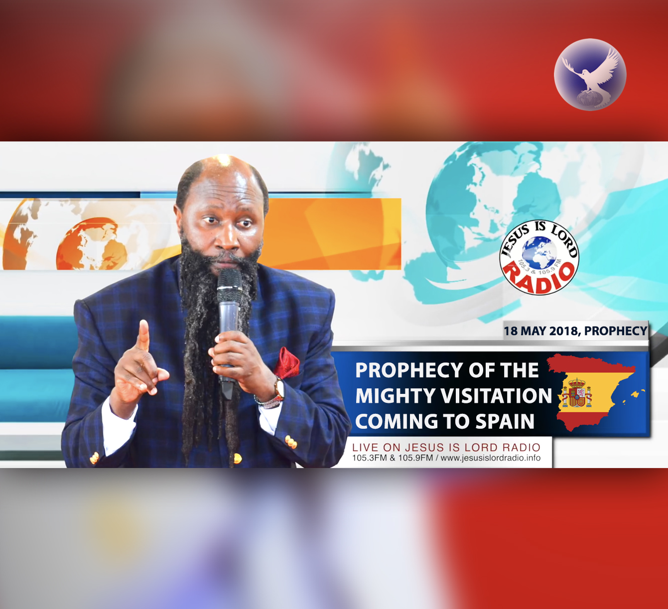EPISODE 201 - PROPHECY OF THE MIGHTY VISITATION COMING TO SPAIN (18MAY2018) - PROPHET DR. OWUOR