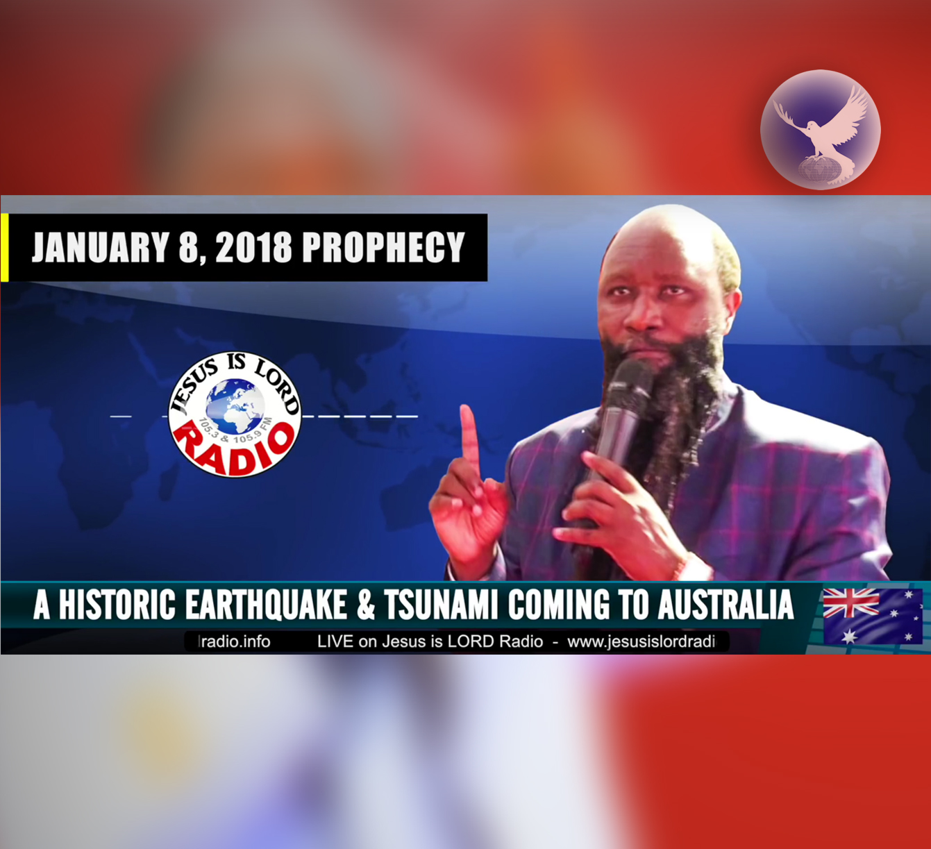 EPISODE 96 - PROPHECY OF AN EARTHQUAKE COMING TO AUSTRALIA (08Jan2018) - PROPHET DR. OWUOR