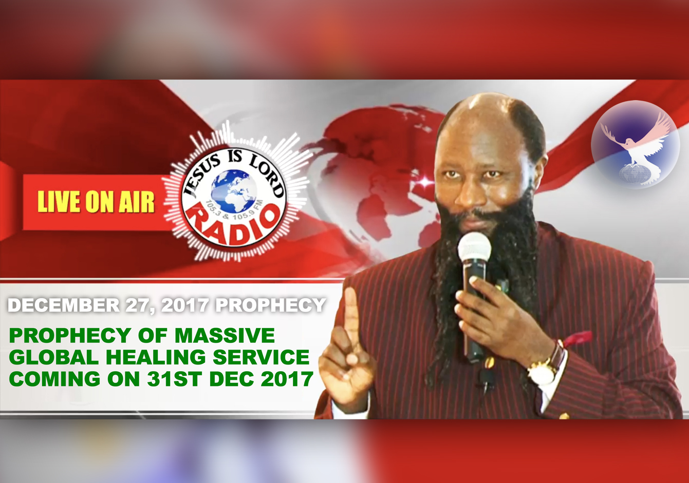 EPISODE 81 - Prophecy of Massive Global Healing Service Coming on 31st Dec 2017 (27Dec2017) - Prophet Dr. Owuor