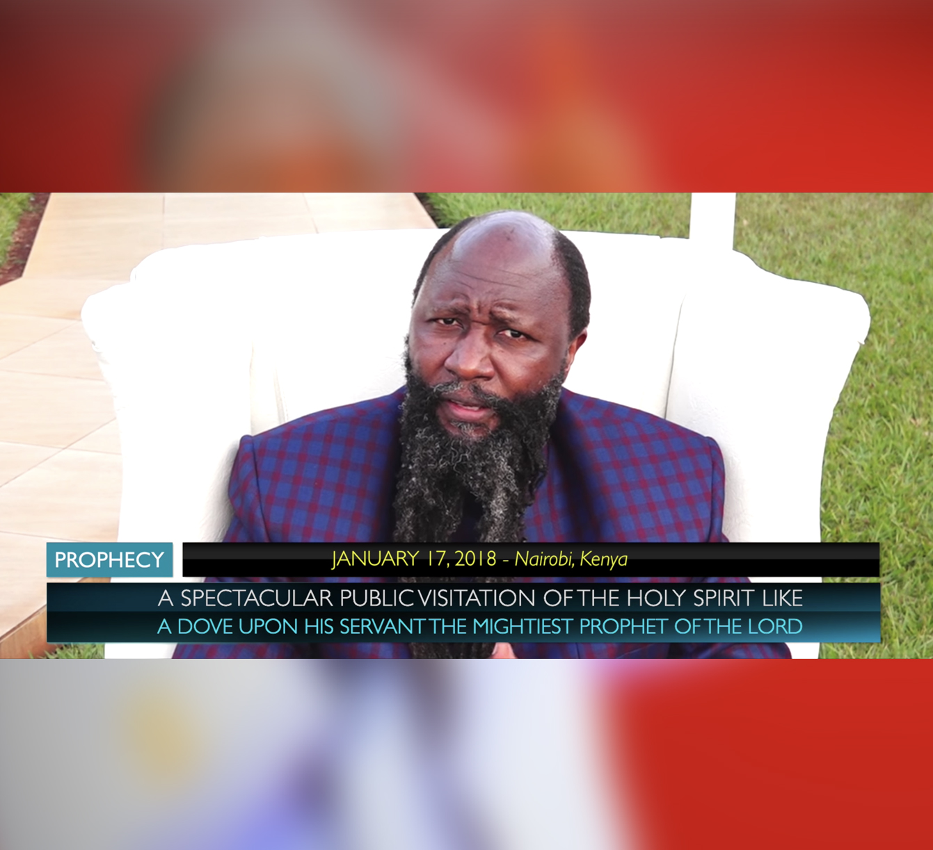EPISODE 120 - PROPHECY OF A SPECTACULAR PUBLIC VISITATION OF THE HOLY SPIRIT LIKE A DOVE UPON HIS SERVANT THE MIGHTIEST PROPHET OF THE LORD (17JAN2018) - PROPHET OWUOR