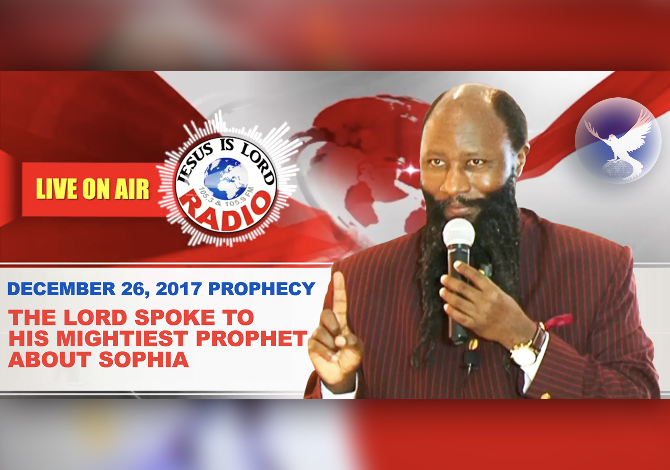 EPISODE 80 - THE LORD SPOKE TO HIS MIGHTIEST PROPHET ABOUT SOPHIA (26Dec2017) - PROPHET DR. OWUOR