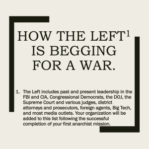 How the Left Wants a War