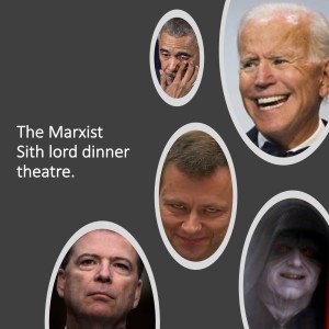 A Sith-like parody of the Marxist Democrat takeover team. Hear the order to destroy America being issued (in Dolby surround sound).