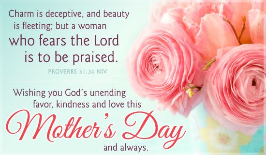 Sunday, May 9, 2021 - Mother’s Day
