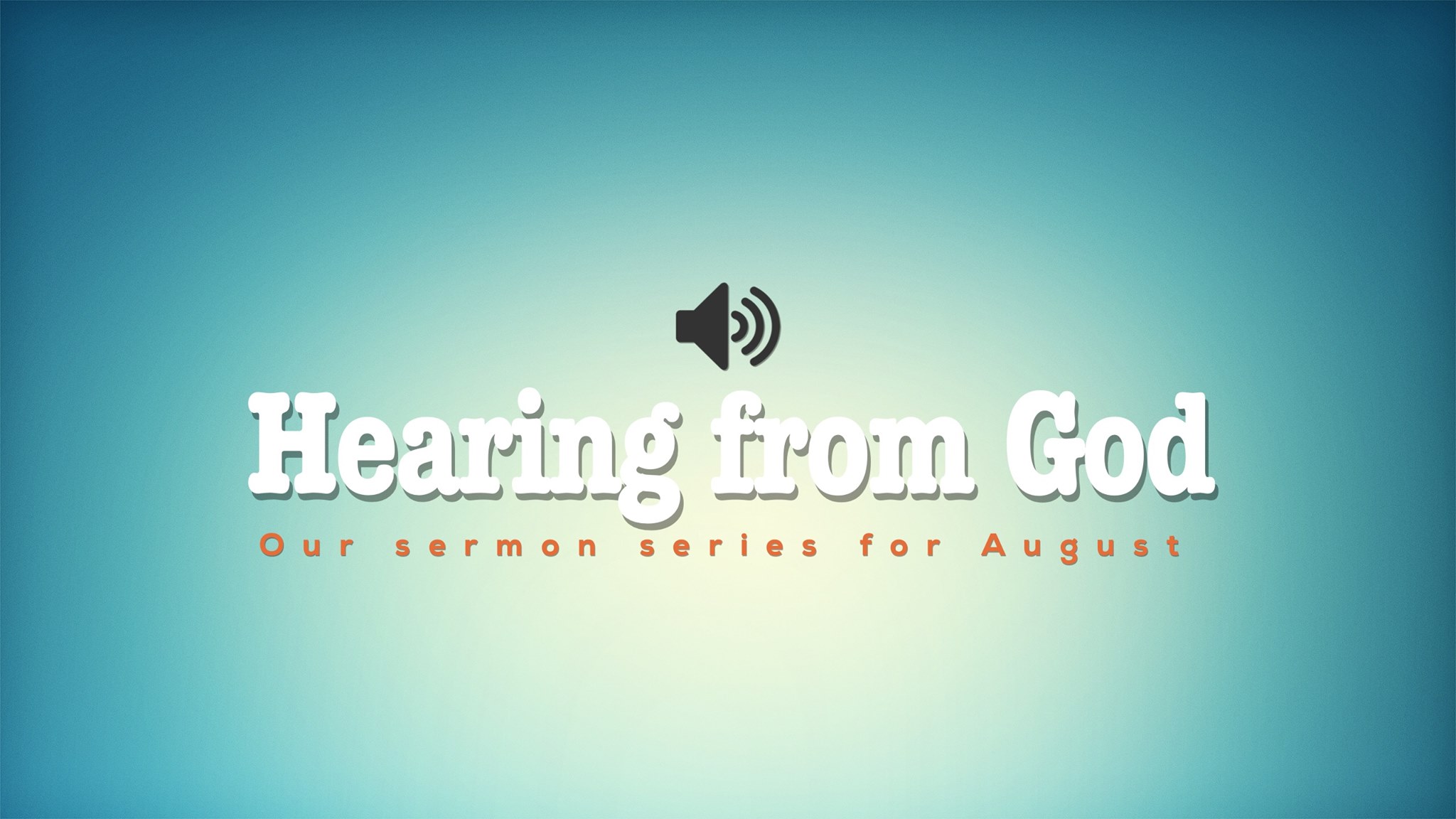 Hearing from God (pt. 2 of 4)