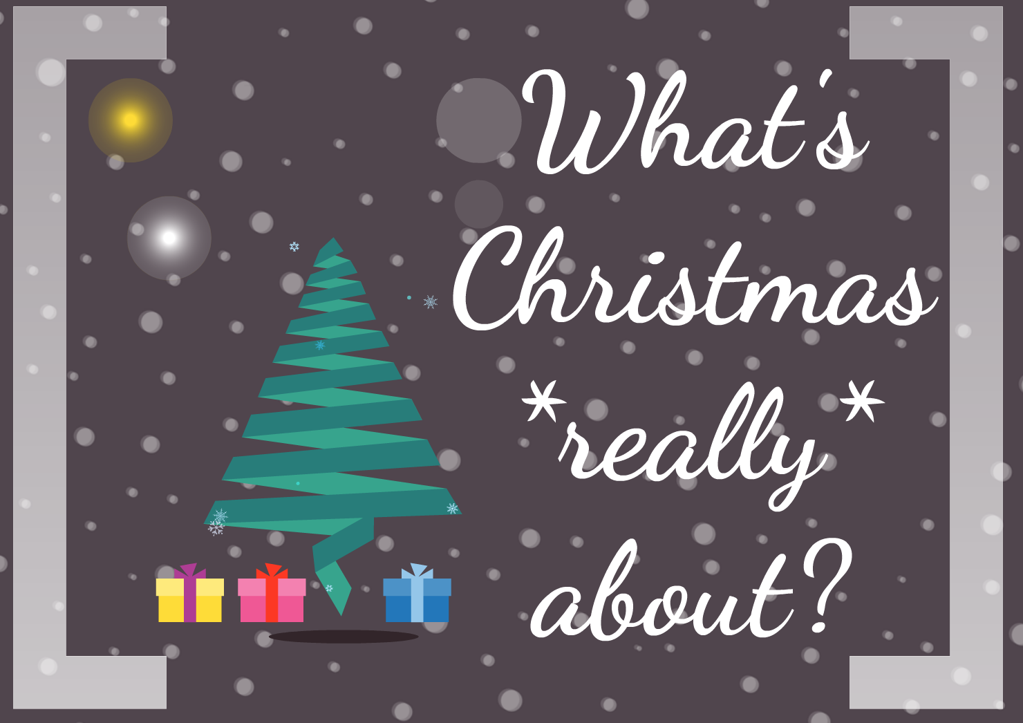 What's Christmas *really* about?