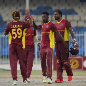 Podcast no. 218 - Kevin Sinclair Alick Athanaze help the West Indies to a series sweep over the U.A.E. with a tough victory in the 3rd and final ODI at Sharjah.